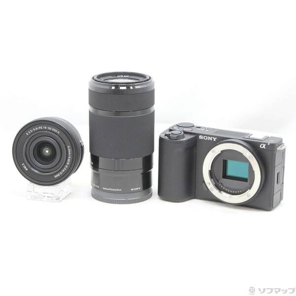 〔中古〕SONY(ソニー) VLOGCAM ZV-E10 II ダブルズームレンズキット ブラック ZV-E10M2X B〔276-ud〕 | 