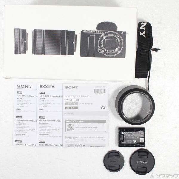 〔中古〕SONY(ソニー) VLOGCAM ZV-E10 II ダブルズームレンズキット ブラック ZV-E10M2X B〔276-ud〕 |  | 05