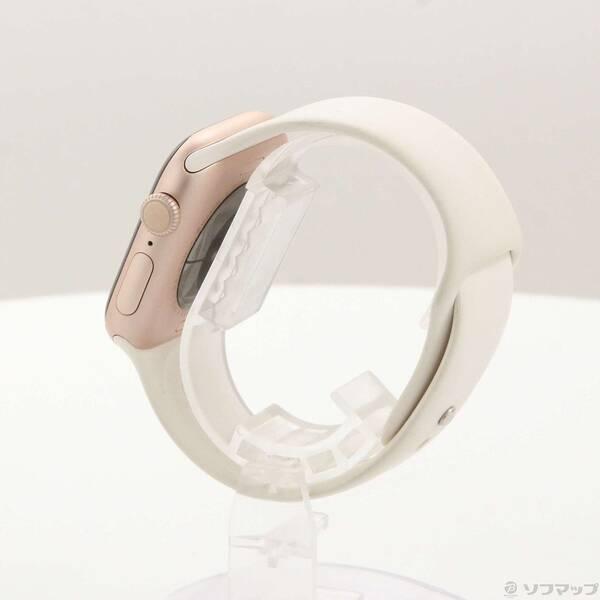 〔中古〕Apple(アップル) Apple Watch Series 10 GPS 42mm ローズゴールドアルミニウムケース ライトブラッシュスポーツバンド〔352-ud〕 |  | 01