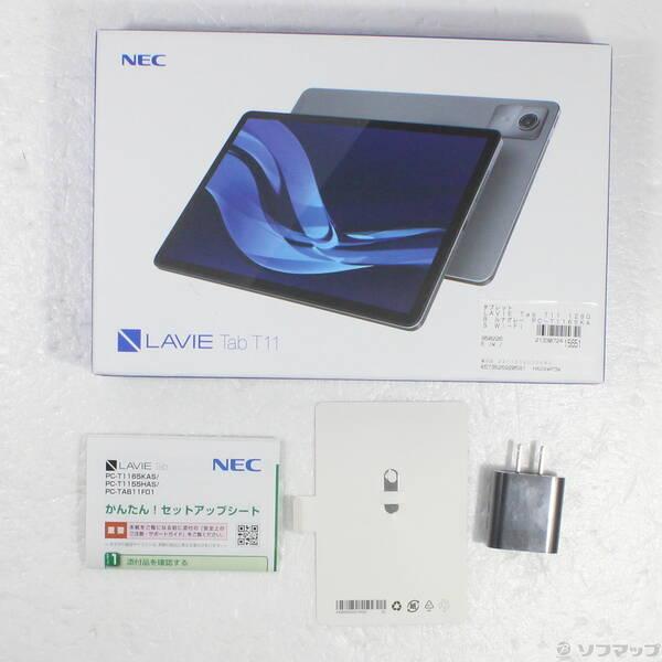〔中古〕NEC(エヌイーシー) 〔展示品〕 LAVIE Tab T11 128GB ルナグレー PC-T1165KAS Wi-Fi〔348-ud〕 |  | 04