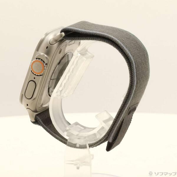 〔中古〕Apple(アップル) Apple Watch Ultra 2 GPS + Cellular 49mm チタニウムケース ブルー／ブラックトレイルループ〔377-ud〕 |  | 01