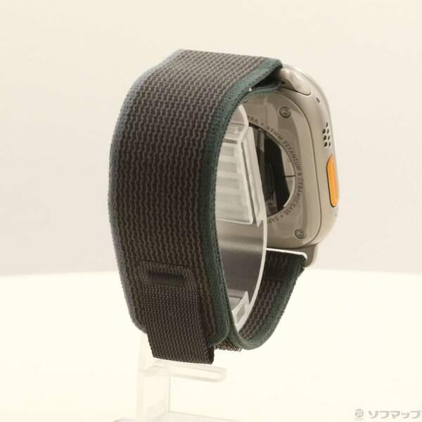 〔中古〕Apple(アップル) Apple Watch Ultra 2 GPS + Cellular 49mm チタニウムケース ブルー／ブラックトレイルループ〔377-ud〕 |  | 02