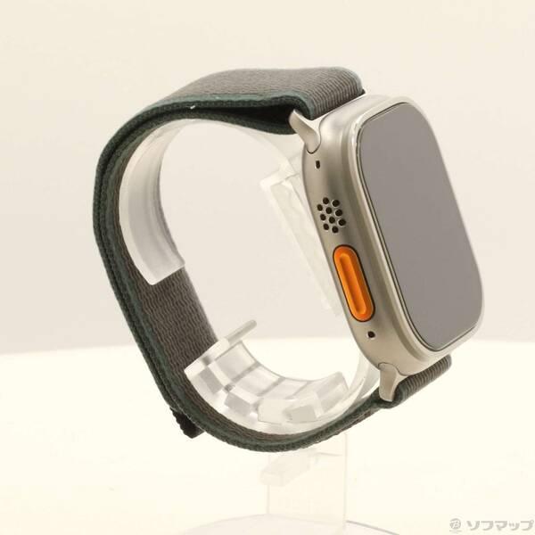 〔中古〕Apple(アップル) Apple Watch Ultra 2 GPS + Cellular 49mm チタニウムケース ブルー／ブラックトレイルループ〔377-ud〕 |  | 03