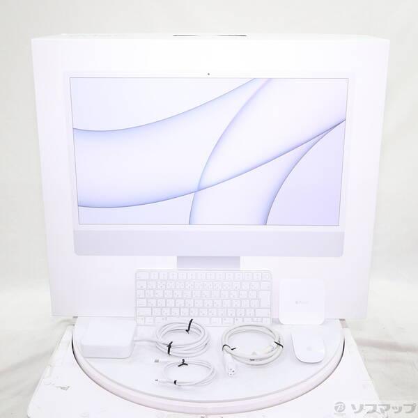 〔中古〕Apple(アップル) iMac 24-inch Mid-2021 MGPC3J／A Apple M1 8コアCPU_8コアGPU 8GB SSD256GB シルバー 〔26.3 Tahoe〕〔258-ud〕 |  | 04