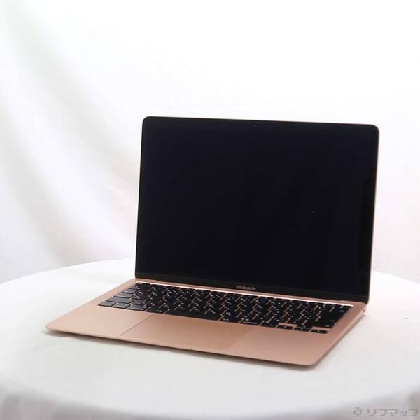〔中古〕Apple(アップル) MacBook Air 13.3-inch Late-2020 MGND3J／A Apple M1 8コアCPU_7コアGPU 8GB SSD256GB ゴールド 〔15.3 Sequoia〕〔349-ud〕 | 