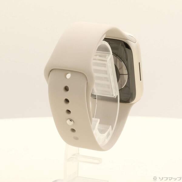 〔中古〕Apple(アップル) Apple Watch Series 8 GPS 45mm スターライトアルミニウムケース スターライトスポーツバンド〔352-ud〕 |  | 02