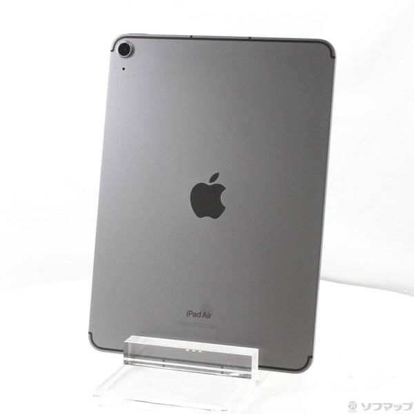 〔中古〕Apple(アップル) iPad Air 第5世代 64GB スペースグレイ MM6R3J／A SoftBankロック解除SIMフリー〔305-ud〕 | 