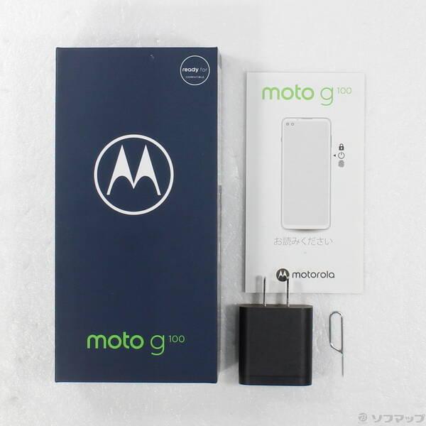 〔中古〕Motorola(モトローラ) moto g100 128GB イリディセントスカイ PAM80029JP SIMフリー〔269-ud〕 |  | 04