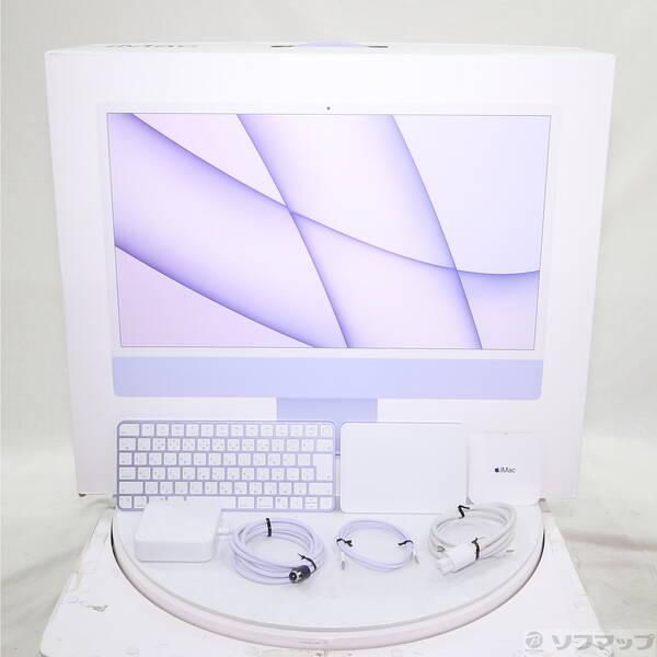 〔中古〕Apple(アップル) iMac 24-inch Mid-2021 Z13100057 Apple M1 8コアCPU_8コアGPU 16GB SSD512GB パープル 〔26.3 Tahoe〕〔258-ud〕 |  | 04