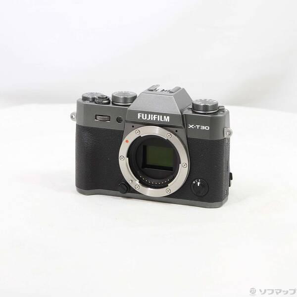 〔中古〕FUJIFILM(フジフイルム) FUJIFILM X-T30 ボディ チャコールシルバー〔344-ud〕 | 