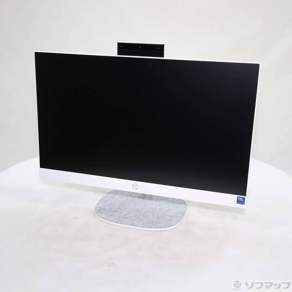 〔中古〕hp(エイチピー) HP All-in-One 24-cr2000jp BD5A6PA-AAAB シェルホワイト〔344-ud〕 | 