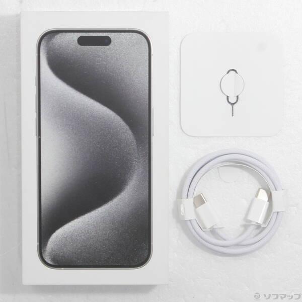 〔中古〕Apple(アップル) iPhone15 Pro 1TB ホワイトチタニウム MTUR3J／A SIMフリー〔349-ud〕 |  | 04