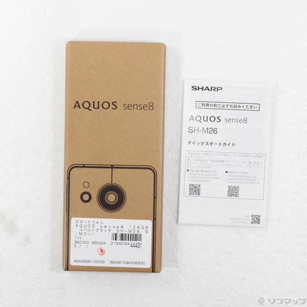 〔中古〕SHARP(シャープ) AQUOS sense8 128GB コバルトブラック SH-M26 SIMフリー〔352-ud〕 |  | 04