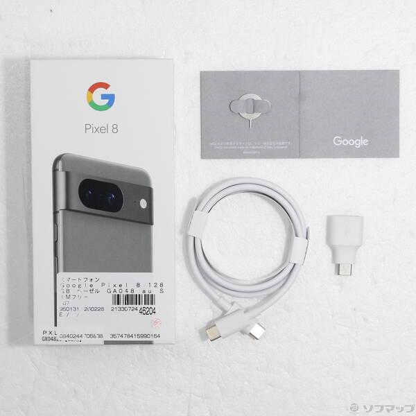 〔中古〕GOOGLE(グーグル) Google Pixel 8 128GB ヘーゼル GA048 au SIMフリー〔269-ud〕 |  | 04