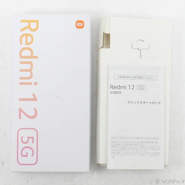 〔中古〕Xiaomi(シャオミ) Redmi 12 5G 128GB ミッドナイトブラック XIG03 au SIMフリー〔276-ud〕 |  | 04