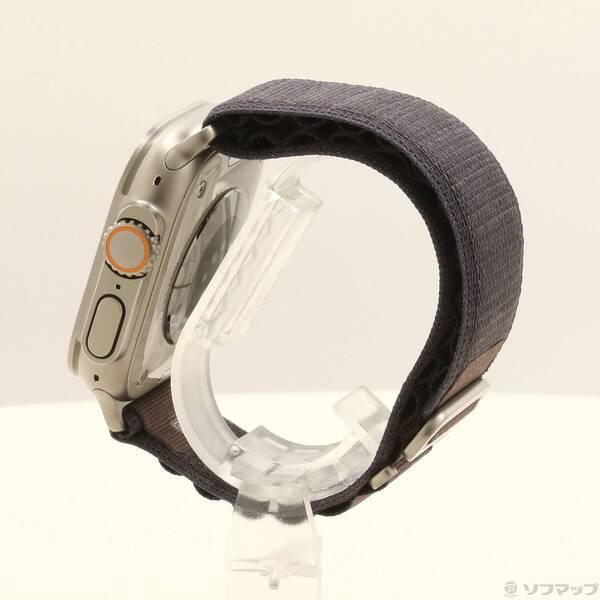 〔中古〕Apple(アップル) Apple Watch Ultra 2 GPS + Cellular 49mm チタニウムケース インディゴアルパインループ〔377-ud〕 |  | 01