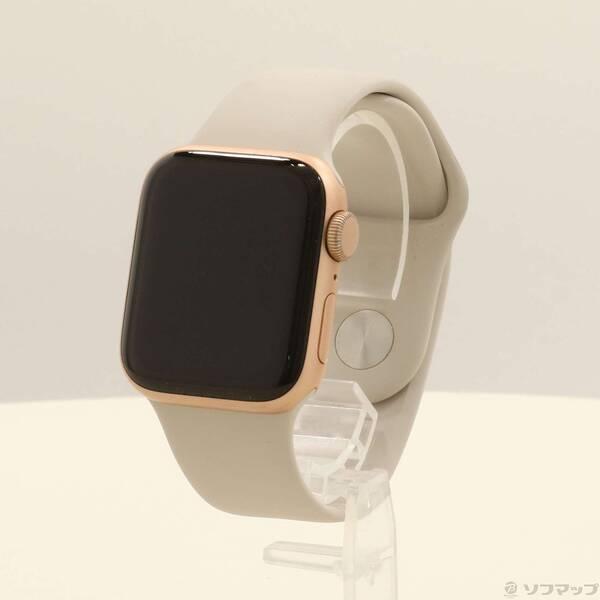 〔中古〕Apple(アップル) Apple Watch SE 第1世代 GPS 40mm ゴールドアルミニウムケース スターライトスポーツバンド〔348-ud〕 | 