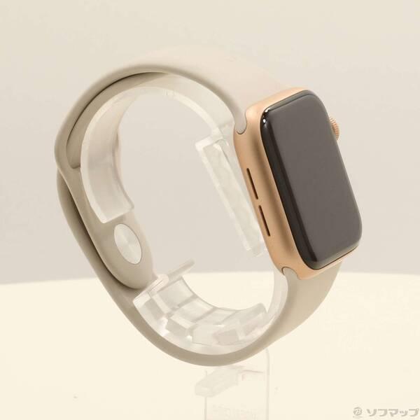 〔中古〕Apple(アップル) Apple Watch SE 第1世代 GPS 40mm ゴールドアルミニウムケース スターライトスポーツバンド〔348-ud〕 |  | 03
