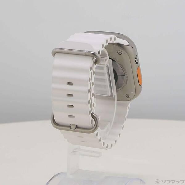〔中古〕Apple(アップル) Apple Watch Ultra GPS + Cellular 49mm チタニウムケース ホワイトオーシャンバンド〔297-ud〕 |  | 02