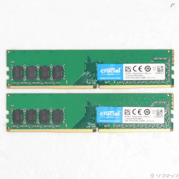 〔中古〕288P PC4-21300 DDR4-2666 16GB 8GB×2枚組〔344-ud〕 | 