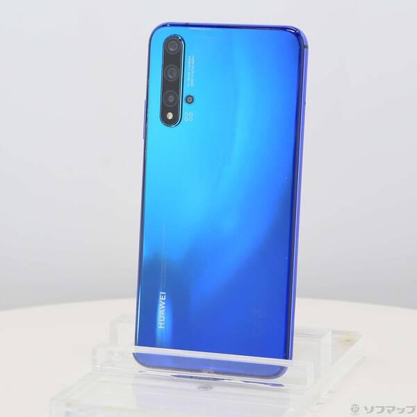 〔中古〕HUAWEI(ファーウェイ) nova 5T 128GB クラッシュブルー YAL-L21 SIMフリー〔349-ud〕 | 