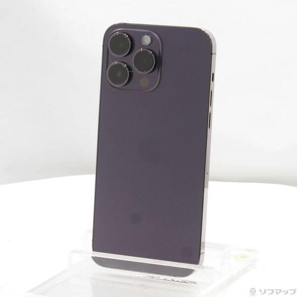 〔中古〕Apple(アップル) iPhone14 Pro Max 256GB ディープパープル MQ9E3J／A SIMフリー〔269-ud〕 | 