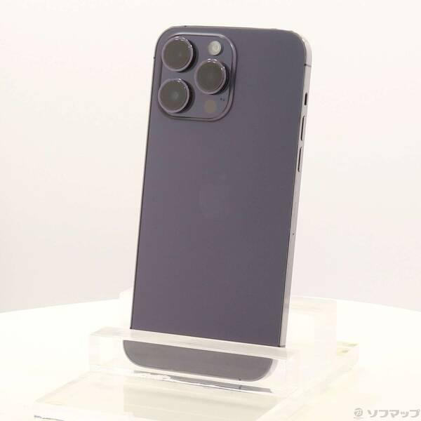 〔中古〕Apple(アップル) iPhone14 Pro Max 128GB ディープパープル MQ993J／A SIMフリー〔262-ud〕 | 