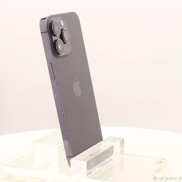 〔中古〕Apple(アップル) iPhone14 Pro Max 128GB ディープパープル MQ993J／A SIMフリー〔262-ud〕 |  | 03