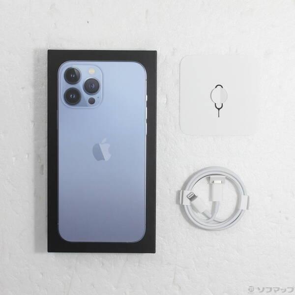〔中古〕Apple(アップル) iPhone13 Pro Max 256GB シエラブルー MLJD3J／A SIMフリー〔262-ud〕 |  | 04