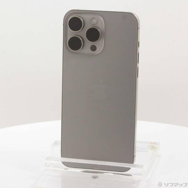 〔中古〕Apple(アップル) iPhone15 Pro Max 256GB ナチュラルチタニウム MU6R3J／A SIMフリー〔377-ud〕 | 