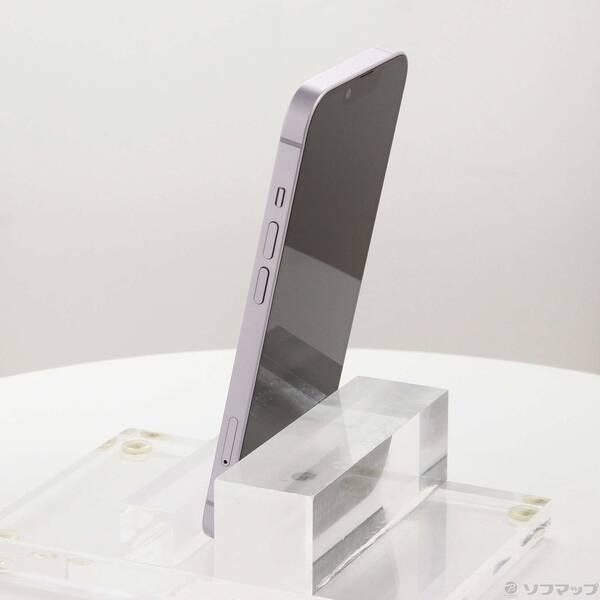 〔中古〕Apple(アップル) iPhone14 128GB パープル MPUY3J／A SIMフリー〔262-ud〕 |  | 01