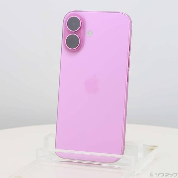 〔中古〕Apple(アップル) iPhone16 256GB ピンク MYDY3J／A SIMフリー〔276-ud〕 | 