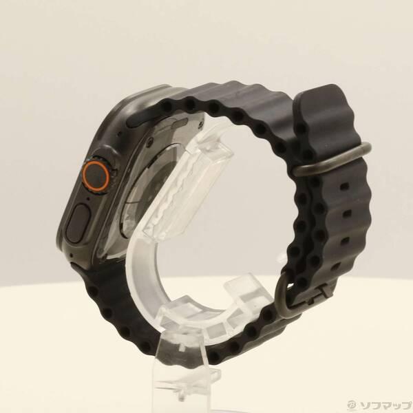 〔中古〕Apple(アップル) Apple Watch Ultra 3 GPS + Cellular 49mm ブラックチタニウムケース ブラックオーシャンバンド〔344-ud〕 |  | 01