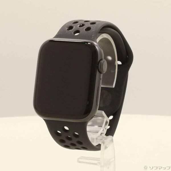 〔中古〕Apple(アップル) Apple Watch Series 6 Nike GPS 44mm スペースグレイアルミニウムケース アンスラサイト／ブラックNikeスポーツバンド〔349-ud〕 | 