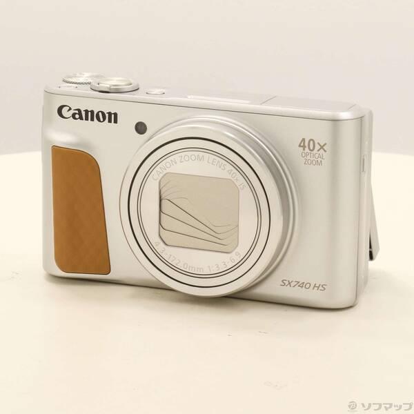 〔中古〕Canon(キヤノン) PowerShot SX740 HS シルバー〔262-ud〕 | 
