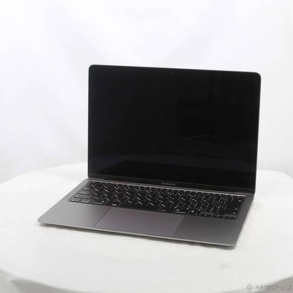 〔中古〕Apple(アップル) MacBook Air 13.3-inch Late-2020 MGN63J／A Apple M1 8コアCPU_7コアGPU 8GB SSD256GB スペースグレイ 〔15.3 Sequoia〕〔344-ud〕 | 