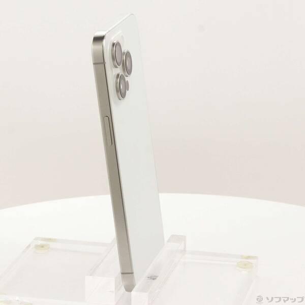 〔中古〕Apple(アップル) iPhone15 Pro Max 256GB ホワイトチタニウム MU6Q3J／A SIMフリー〔377-ud〕 |  | 03