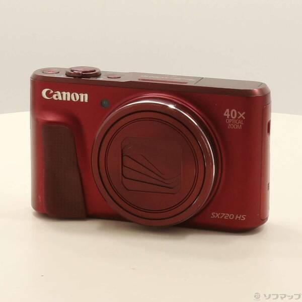 〔中古〕Canon(キヤノン) PowerShot SX720 HS レッド〔297-ud〕 | 