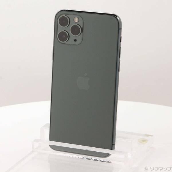 〔中古〕Apple(アップル) iPhone11 Pro 256GB ミッドナイトグリーン MWCC2J／A SIMフリー〔262-ud〕 | 