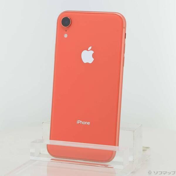 〔中古〕NTTドコモ iPhoneXR 64GB コーラル MT0A2J／A SIMフリー〔198-ud〕 | 