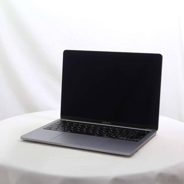 〔中古〕Apple(アップル) MacBook Pro 13.3-inch Late-2020 MYD82J／A Apple M1 8コアCPU_8コアGPU 8GB SSD256GB スペースグレイ 〔15.3 Sequoia〕〔349-ud〕 | 