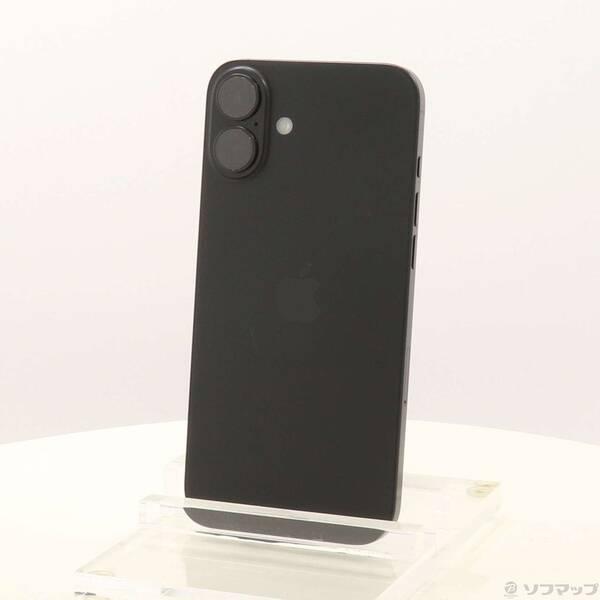 〔中古〕Apple(アップル) iPhone16 Plus 128GB ブラック MXVA3J／A SIMフリー〔262-ud〕 | 