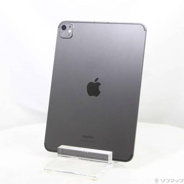 〔中古〕Apple(アップル) iPad Pro 11インチ 第5世代 標準ガラス 256GB スペースブラック MVW13J／A docomoロック解除SIMフリー〔262-ud〕 | 