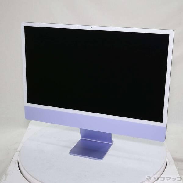 〔中古〕Apple(アップル) iMac 24-inch Mid-2021 Z13100057 Apple M1 8コアCPU_8コアGPU 8GB SSD512GB パープル 〔15.7 Sequoia〕〔377-ud〕 | 