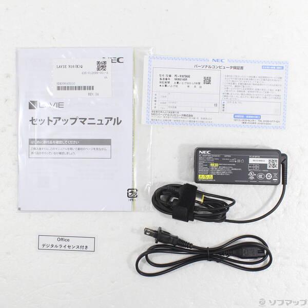〔中古〕NEC(エヌイーシー) 〔展示品〕 LAVIE N16 PC-N1675KAE オリーブグリーン〔377-ud〕 |  | 04