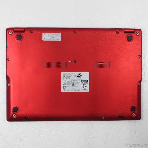 〔中古〕FUJITSU(富士通） LIFEBOOK UH90／C3 FMVU90C3RG ガーネットレッド 〔Windows 10〕〔262-ud〕 |  | 04