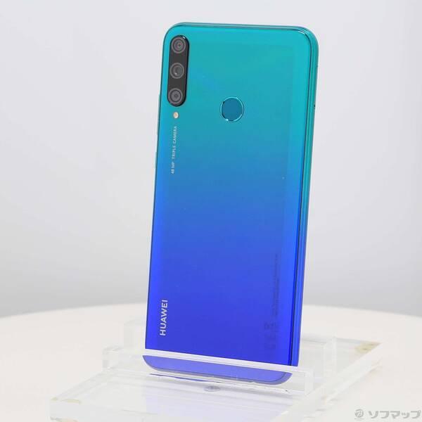 〔中古〕HUAWEI(ファーウェイ) P40 lite E 64GB オーロラブルー ART-L29N SIMフリー〔269-ud〕 | 
