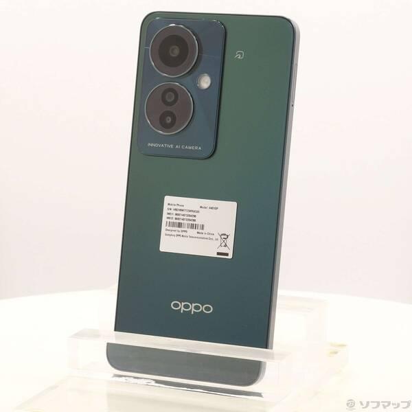 〔中古〕OPPO(オッポ) OPPO Reno11 A 128GB ダークグリーン YMOPRENO11A Y!mobile SIMフリー〔368-ud〕 | 