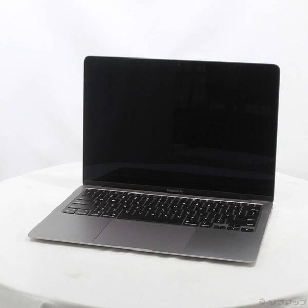 〔中古〕Apple(アップル) MacBook Air 13.3-inch Late-2020 MGN63J／A Apple M1 8コアCPU_7コアGPU 8GB SSD256GB スペースグレイ 〔15.3 Sequoia〕〔258-ud〕 | 
