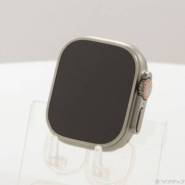 〔中古〕Apple(アップル) Apple Watch Ultra GPS + Cellular 49mm チタニウムケース バンド無し〔297-ud〕 | 